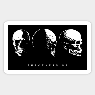 The Other Side Skull Sticker